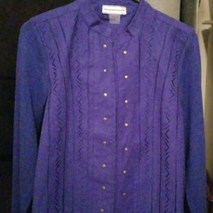 Royal blue Zip up jacket/blazer